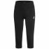 Pantalon Trei Sferturi Sport pentru Damă Odlo 3/4 Essential Negru