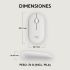 Mouse Logitech 910-007013 Alb 4000 dpi