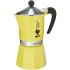Cafetieră Italiană Bialetti Rainbow Galben Metal Aluminiu 300 ml 6 Cești