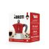Cafetieră Italiană Bialetti Moka Induction Negru Roșu Metal Oțel inoxidabil Aluminiu 300 ml 6 Cești