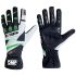 Karting Gloves OMP KS-3 MY2018 XXS kart Alb Negru Verde