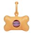 Dozator de Saci pentru Animale de Companie United Pets Bon Ton Nano Classic Câine Portocaliu Plastic reciclat (6 x 3 x 4 cm)