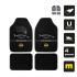 Covor de podea auto MOMO MomlCM4A7BW Alb/Negru Universal
