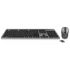 Tastatură și Mouse Ewent EW3272 Negru Qwerty Spaniolă QWERTY