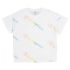 Tricou cu Mânecă Scurtă Bărbați Champion Crewneck Croptop Mărimea L Alb