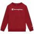 Hanorac pentru Copii Champion Crewneck Alb Roșu