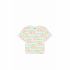 Tricou cu Mânecă Scurtă Femei Champion Crewneck Croptop Alb
