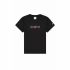 Tricou cu Mânecă Scurtă Femei Champion Crewneck Croptop Negru