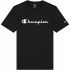 Tricou cu Mânecă Scurtă Bărbați Champion Crewneck Negru