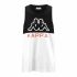 Tricou de Bărbați fără Mâneci Kappa Eric CKD Alb Negru