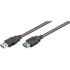 Cablu USB Ewent Negru 1 m