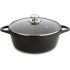Caserolă Cu Capac Valira BLACK IND 24CM Ø 24 cm Negru Aluminiu