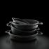 Caserolă Cu Capac Valira BLACK IND 24CM Ø 24 cm Negru Aluminiu