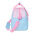 Geantă de Sport BlackFit8 Smile Roz Albastru deschis 50 x 26 x 20 cm
