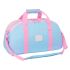 Geantă de Sport BlackFit8 Smile Roz Albastru deschis 50 x 26 x 20 cm