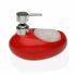 Dozator de Săpun Versa Roșu Burete de sârmă Ceramică (16,5 x 16 x 10,5 cm)