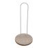 Suport pentru hârtie de bucătărie Versa White Metal Oțel Lemn MDF (15 x 30 x 15 cm)