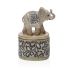 Casetă de Bijuterii Versa Elefant Rășină 9,5 x 15 x 11 cm