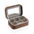 Casetă de Bijuterii Versa Maro Lemn Oglindă Lemn MDF 10 x 6 x 14,7 cm