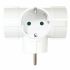 Adaptor pentru Prize Silver Electronics 9153 3500W Alb 220 V