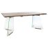 Masă de Sufragerie DKD Home Decor Geam Lemn MDF (180 x 90 x 76 cm)
