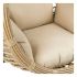 Fotoliu de grădină suspendat DKD Home Decor Bej Maro Multicolor Aluminiu ratan sintetic 90 x 70 x 110 cm
