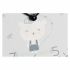 Ceas de Perete DKD Home Decor Albastru Multicolor Roz Lemn Metal Plastic Lemn MDF Infantil Pasăre 24 x 3 x 24 cm (2 Unități)