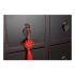 Dulap cu Sertare DKD Home Decor Negru Roșu Multicolor Brad Lemn MDF Oriental 63 x 27 x 101 cm