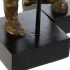 Figură Decorativă DKD Home Decor 20 x 10 x 31 cm Auriu* Aluminiu Lemn de mango Balerină Modern