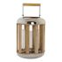 Lucerna DKD Home Decor Argintiu Lemn Metal (22 x 22 x 32 cm)