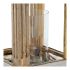 Lucerna DKD Home Decor Argintiu Metal Geam (23 x 23 x 36 cm)