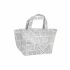Cutie pentru prânz DKD Home Decor Termic Alb Negru 23 x 14,5 x 20 cm