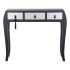 Mobilă pentru Hol cu 3 Sertare DKD Home Decor 8424001737277 Brad Argintiu Negru Lemn MDF 96 x 26 x 80 cm