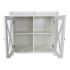 Dulap cu Sertare DKD Home Decor S3022229 Alb Natural Geam Plop Cottage 80 x 40 x 85 cm