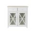 Dulap cu Sertare DKD Home Decor S3022229 Alb Natural Geam Plop Cottage 80 x 40 x 85 cm