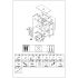 Dulap cu Sertare DKD Home Decor S3022229 Alb Natural Geam Plop Cottage 80 x 40 x 85 cm
