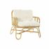 Fotoliu DKD Home Decor Bej Natural Ratan 76 x 72 x 80 cm