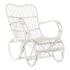 Fotoliu DKD Home Decor 75 x 85 x 85 cm Alb Ratan