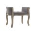 Banchetă DKD Home Decor Gri Natural Lemn de cauciuc 65 x 46 x 60 cm