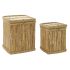 Set de Coșuri DKD Home Decor Natural Въже Bambus (46 x 46 x 55 cm)