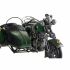 Vehicul DKD Home Decor Motocicletă Decorativ 36 x 24 x 20 cm Vintage (2 Unități)