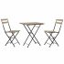 Set de Masă cu Scaune DKD Home Decor 60 x 60 x 74 cm (3 pcs)