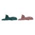 Figură Decorativă DKD Home Decor 36 x 17,5 x 13,3 cm Tigru Verde Rășină Roz deschis Cu șuvițe