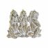 Figură Decorativă DKD Home Decor Auriu* Rășină Tropical murat 21 x 11 x 16,2 cm