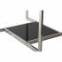 Masa de Cafea DKD Home Decor Negru Argintiu Geam Oțel Plastic 100 x 100 x 45 cm