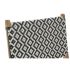 Fotoliu DKD Home Decor Natural Tec Negru Alb PVC (65 x 80 x 68 cm)