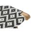 Fotoliu DKD Home Decor Natural Tec Negru Alb PVC (65 x 80 x 68 cm)