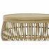 Set de 2 mese DKD Home Decor Maro Natural 51 x 51 x 33 cm 51 x 51 x 34 cm