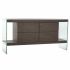 Servantă DKD Home Decor Geam Lemn MDF (160 x 45 x 80 cm)