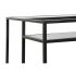 Masa de Cafea DKD Home Decor 8424001787234 Negru Multicolor Natural Lemn Metal Oglindă 120 x 60 x 50 cm